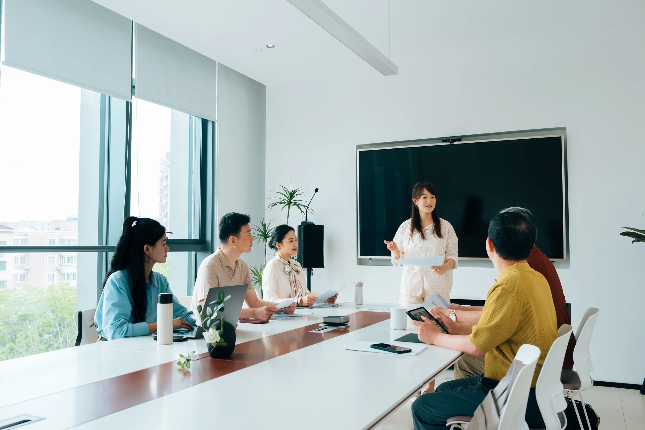 Business team meeting representing stakeholder coordination